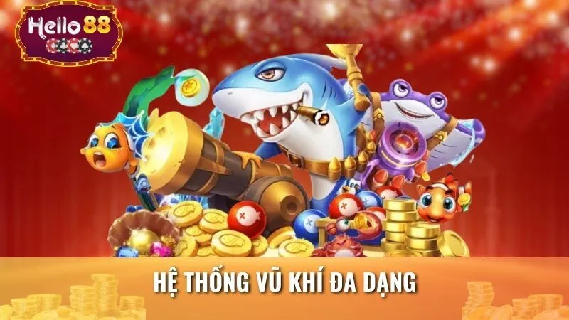Hệ thống vũ khí đa dạng